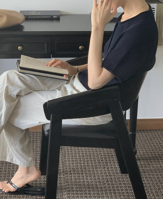 Straight casual pants