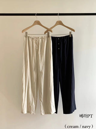 Straight casual pants
