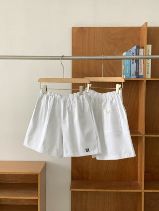 Embroidered shorts