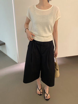 Basic solid sweater