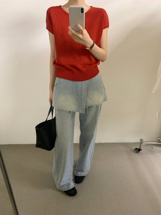 Basic solid sweater