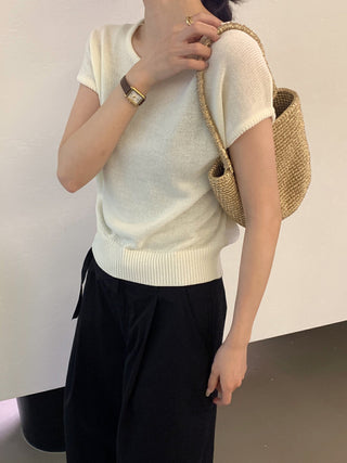 Basic solid sweater