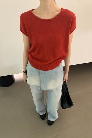 Basic solid sweater