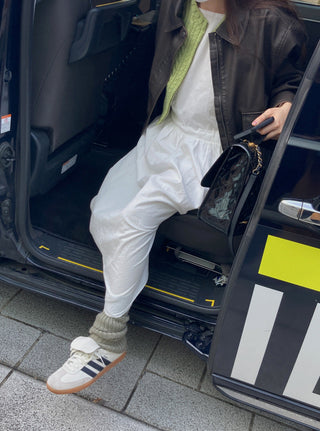 Knitted bucket socks