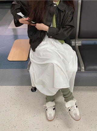 Knitted bucket socks