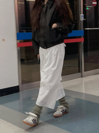 Knitted bucket socks