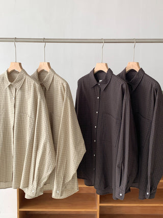 Plaid long sleeve