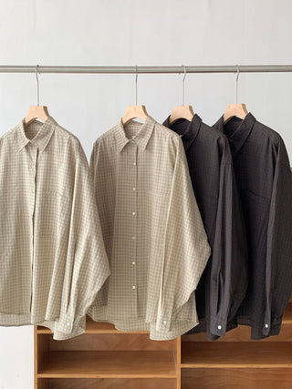 Plaid long sleeve