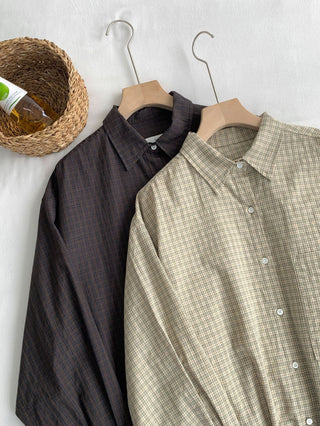 Plaid long sleeve