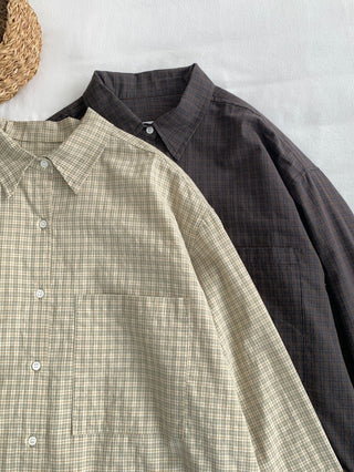 Plaid long sleeve