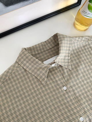 Plaid long sleeve