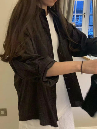 Plaid long sleeve