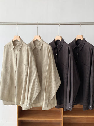Plaid long sleeve