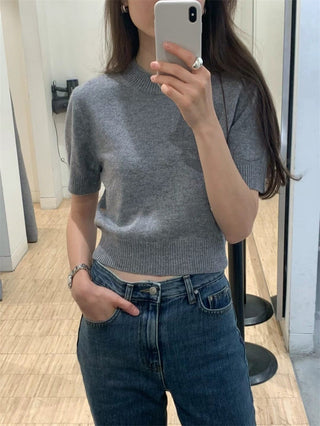 French straight jeans