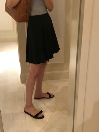Pleated White skirt