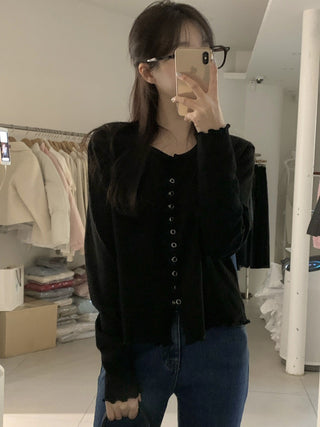 Single-breasted cardigan