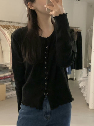 Single-breasted cardigan
