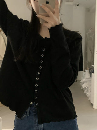 Single-breasted cardigan