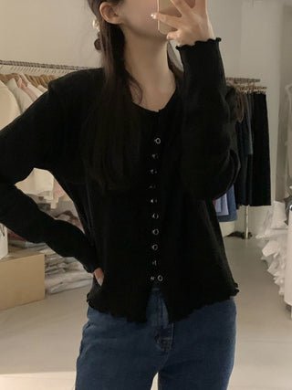 Single-breasted cardigan