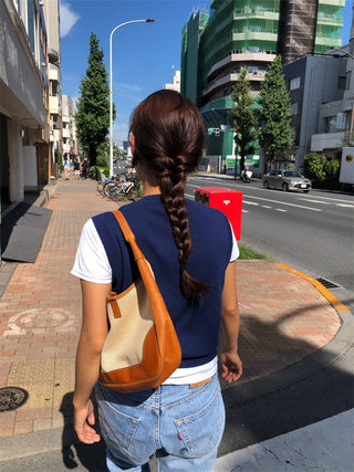 Solid knit vest
