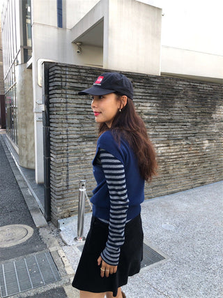 Solid knit vest
