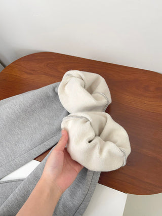 Fleece track pants