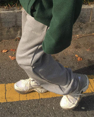 Fleece track pants