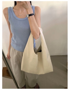 French U-neck vest Top