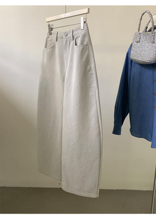 Denim bloomer pants