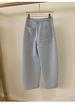 Denim bloomer pants