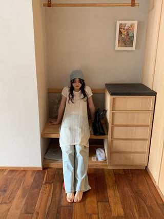 Hollow camisole dress