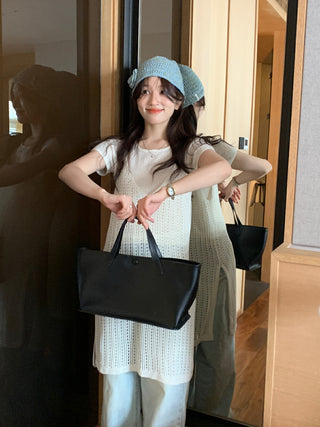 Hollow camisole dress