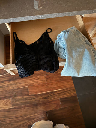 Hollow camisole dress