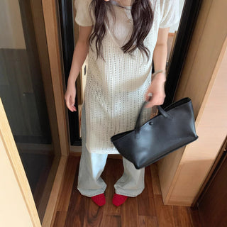 Hollow camisole dress