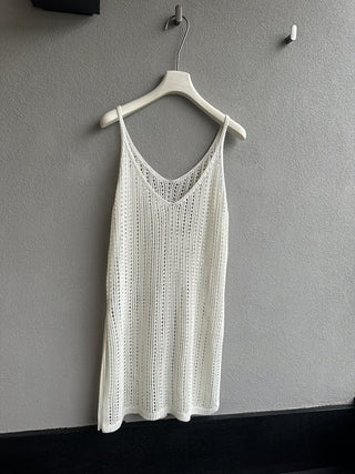 Hollow camisole dress