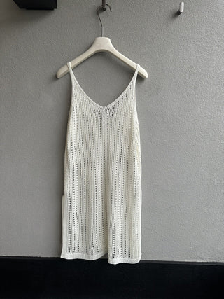 Hollow camisole dress