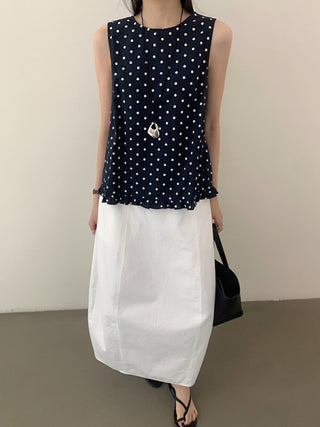 Polka dot vest