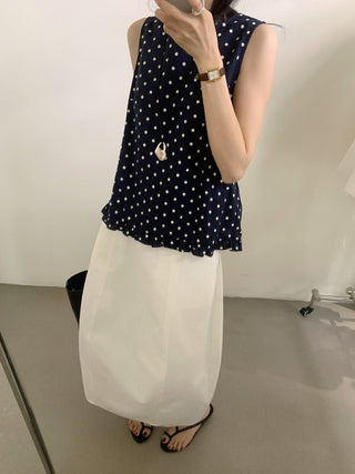 Polka dot vest