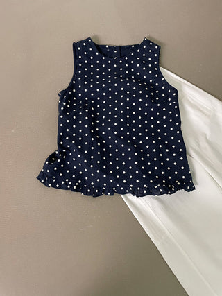 Polka dot vest