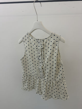 Polka dot vest