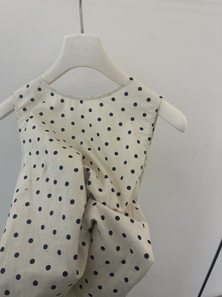 Polka dot vest