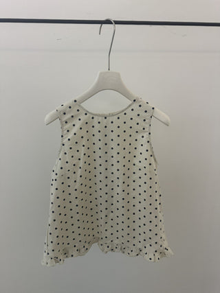 Polka dot vest