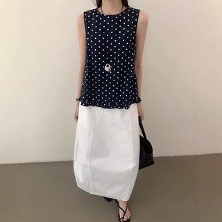 Polka dot vest