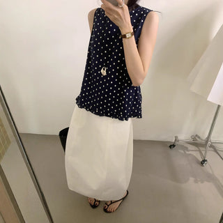 Polka dot vest