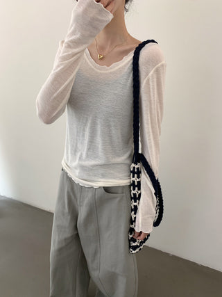 Lacework long sleeve Top