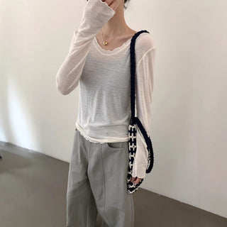 Lacework long sleeve Top