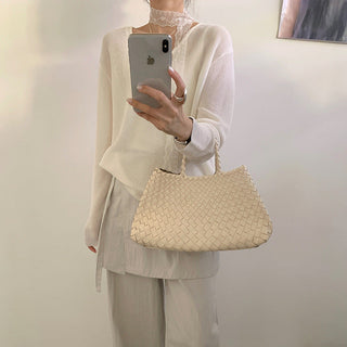 Lace V-neck sweater