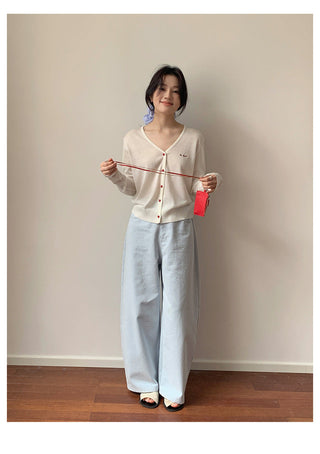 Embroidered cardigan