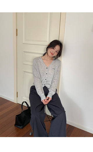 Embroidered cardigan