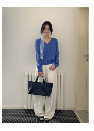 Embroidered cardigan